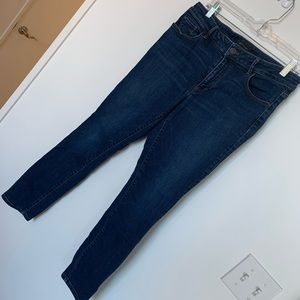 Ann Taylor Curvy Skinny Jeans Dark